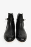 Hermès Black Leather Neo Kelly Ankle Boots Size 37