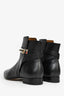 Hermès Black Leather Neo Kelly Ankle Boots Size 37