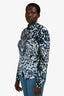 MCQ by Alexander McQueen Blue Cotton Butterfly Button Down Shirt Size 46