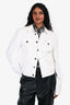 Burberry Brit White Denim Jacket Size S
