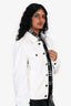Burberry Brit White Denim Jacket Size S