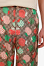 Gucci GG Monogram Apple Printed Silk Bermuda Shorts Size 44 Mens