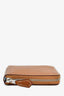 Hermès 2022 Gold Epsom Leather Silk In Compact Wallet