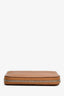 Hermès 2022 Gold Epsom Leather Silk In Compact Wallet