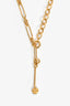 A.P.C Gold Toned Chain Link Necklace w/ Tags