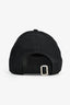 Celine Black Initial Baseball Cap Size S