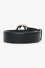 Gucci Black Interlocking G Buckle Belt Size 90/36