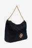 Versace Black Nylon Tribute Medusa Chain Crossbody Shoulder Bag