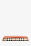 Burberry Orange/Beige Nova Check Wallet