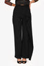 Roland Mouret Black Draped Trouser Size 2