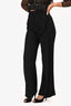 Roland Mouret Black Draped Trouser Size 2