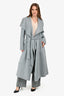 Mackage Grey Wool Belted Wrap Coat Size XL