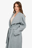 Mackage Grey Wool Belted Wrap Coat Size XL
