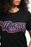 Isabel Marant Black/Pink Logo T-Shirt Size XS