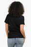 Isabel Marant Black/Pink Logo T-Shirt Size XS