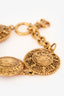 Pre-Loved Chanel™ Vintage 'Rue Cambon' Gold Tone Bracelet