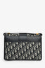 Christian Dior 2019 Navy Leather/Oblique 30 Montaigne Shoulder Bag