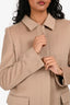 Joseph Beige Wool Coat Size 38
