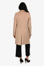 Joseph Beige Wool Coat Size 38