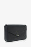 Louis Vuitton 2022 Black Epi Leather Felicie Pochette Bag With Inserts