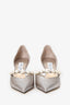 Jimmy Choo Metallic 'Aurelie' Heels Size 38.5