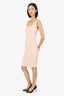 Antonio Berardi Pink Sleeveless Midi Dress Size 40