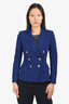 Emilio Pucci Blue Double Breasted Blazer Size 4