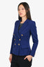 Emilio Pucci Blue Double Breasted Blazer Size 4