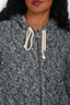 L'Agence Grey Zip-Up Hoodie Size XS/S