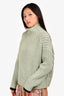 Victoria Victoria Beckham Green Wool High Neck Sweater Size 1
