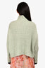Victoria Victoria Beckham Green Wool High Neck Sweater Size 1