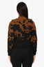 Burberry Brit Brown/Black Wool Patterned Zip-Up Cardigan Size XS