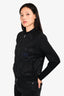 Balenciaga 2014 Black Patterned Baseball Style Zip-Up Jacket Size XS