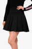T By Alexander Wang Black Pleated Mini Skirt Size XS