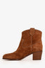 Gianvito Rossi Brown Suede Leather Ankle Boots Size 35
