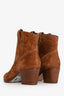 Gianvito Rossi Brown Suede Leather Ankle Boots Size 35