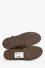 Louis Vuitton Brown Suede Leather Shearling Lined Boots Size 35