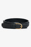 Louis Vuitton Black Monogram Empreinte GH Belt
