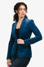 Gucci 2006 Blue Velvet Blazer Jacket Size 38