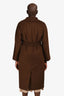 Weekend Max Mara Brown Wool Belted Coat Size 6