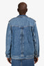 Frame Blue Denim Oversized Button Down Jacket Size M