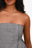 Nackiyi Grey Strapless Corset Top Size 34