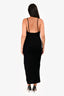 ASOS Navy Velvet Cowl Maxi Dress Size 0