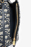 Christian Dior Navy Oblique Jacquard 30 Montaigne Belt Pouch