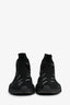 Balenciaga Black Logo All Over Speed Sock Sneakers Size 7