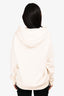 Gucci Cream Teddy Embroidered Hoodie Size S