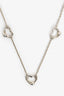 Tiffany & Co. Sterling Silver Elsa Peretti Triple Open Heart Necklace