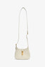 Gucci Cream Leather Jackie 1961 Mini Horsebit Bag