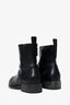 Brunello Cucinelli Black Leather Pointed Beaded Heel Ankle Boots Size 40
