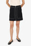 Maje Black Stud Detail Mini Skirt Size 36